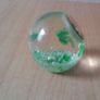 Vintage Blarney Art Glass Paperweight Clock. Image 2