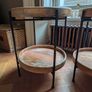 Stunning Wood Pair side tables Image 5