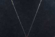Vintage 9ct Gold Cross Necklace 375 Hallmarked Engraved Heart Pendant 46cm