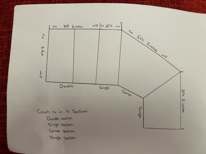 Sofa L shape . Price drop need gone