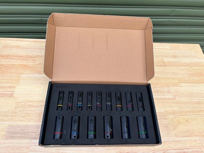 Brand New Manarola 15pc 3/8" Deep Impact Socket Set