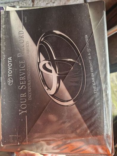 toyota corolla e10 owners manual and tool roll