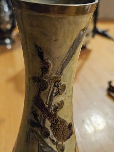 3 X Pairs Of Vases. Porcelain And Metal All In Good Condition. See Photos For Same.