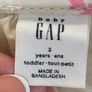 Girls Cream & Pink Pinafore Dress from GAP Age 3 / EU  98 cm Image 8