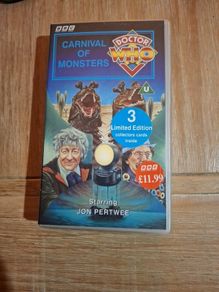 Doctor Who VHS Carnival of Monsters in very good condition