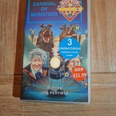 Doctor Who VHS Carnival of Monsters in very good condition