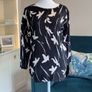 Black Floral Top from Debenhams. Size UK 14 / EU 42 Image 5