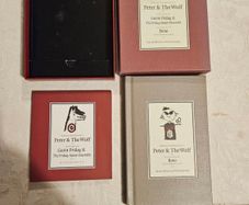 Peter &The Wolf" Book Illustrated By Bono With Audio CD in presentation box in good condition.  See photos for same.