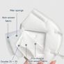 50 x One Size KN95 FFP2 Face Mask, Protective Mask 10 piece Image 5
