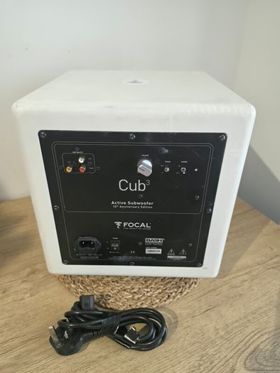 Focal Cub3 Active Subwoofer 150W BASH Amplifier - White