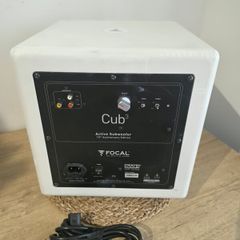 Focal Cub3 Active Subwoofer 150W BASH Amplifier - White