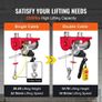 998 kg Lifting Capacity, 1600W 220V Electric Steel Wire Winch with 427 cm Wired Remote Control, 1219 cm Single Cable Lifting Height Image 4