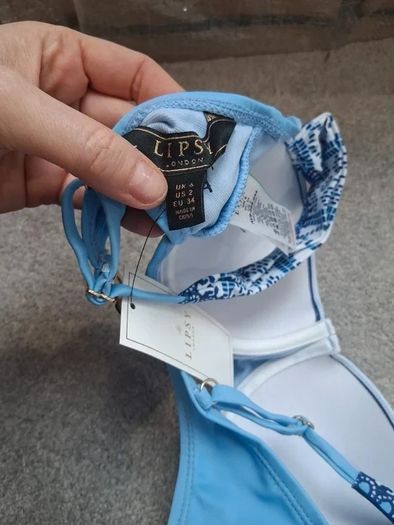 Brand New Lipsy UK6 Underwired Bikini top