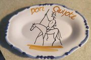 don quijote small hanging wall plate.