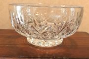 Heavy crystal bowl
