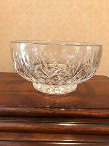 Heavy crystal bowl