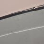 Large oval  glass top table sturdy and heavy 120cm  180 pls read description Image 4