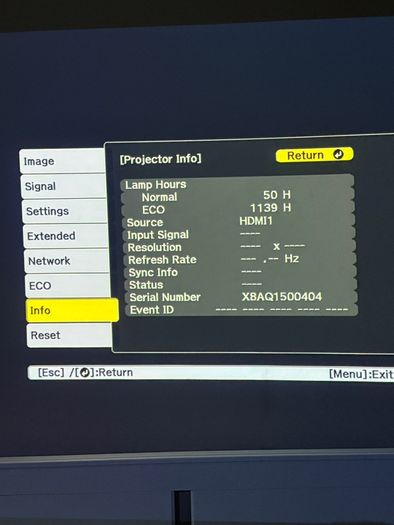 Epson Home Cinema 1080 Projector