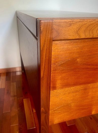 Solid Teak Mid Century Office Credenza/Sideboard high quality