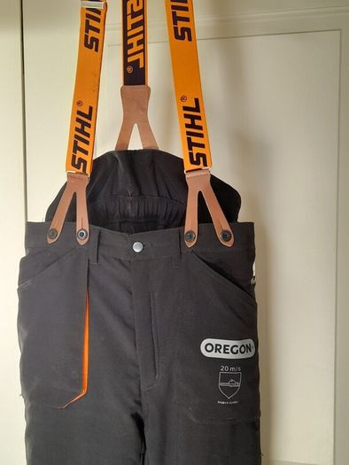 chain saw trousers and braces