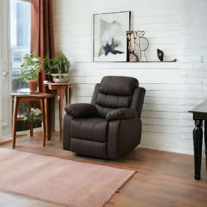 FINAL UNITS Bargain Recliner Chair Black & Brown