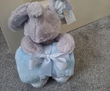 Elephant and blanket set