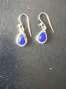 silver earrings