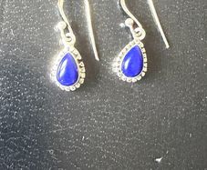 silver earrings