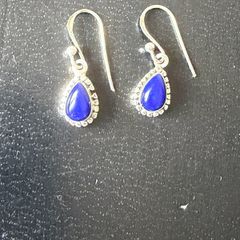 silver earrings
