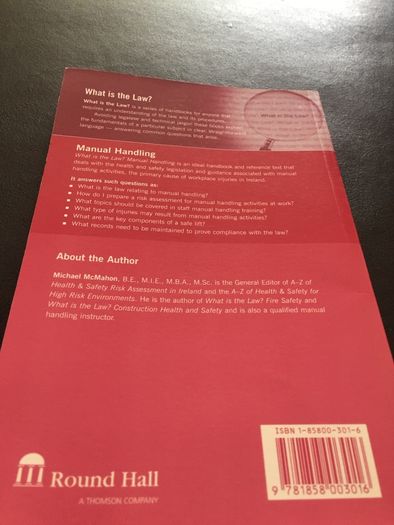 Manual Handling Book