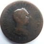 1806 King George III copper Half Penny Image 2