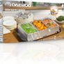200W 3 Pan Tray Buffet Server with Plate Warmer Function Image 4