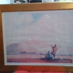 Large African Landscape Print