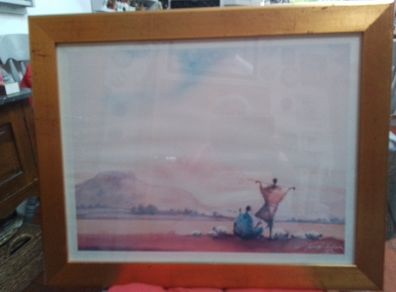 Large African Landscape Print