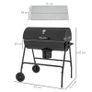 Steel Charcoal BBQ, with Ash Catcher and Warming Rack Image 7