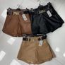 Leather Skirt- Shorts Image 6