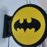 Batman Inspired LED Light Box Sign, Superhero Wall Light, Gaming Room Decor, Man Cave Sign, Comic Fan Gift, Bedroom Light Image 2