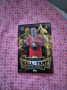 2024 Match Attax Wayne Rooney Hall of Fame Card