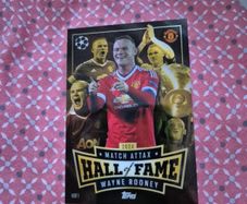 2024 Match Attax Wayne Rooney Hall of Fame Card