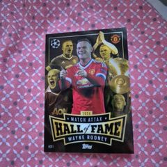 2024 Match Attax Wayne Rooney Hall of Fame Card