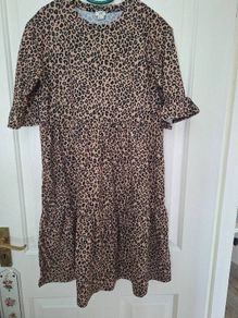 Girls Dress/River Island Leopard Print ..  Age 11 to 12 Years