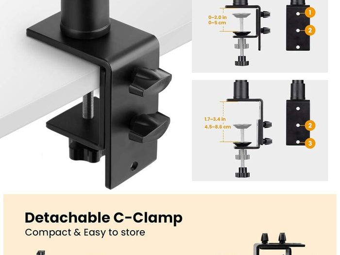 Adjustable Table Mount (35-60cm)