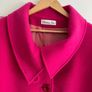 Christina Felix Magenta Coat Image 2