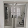 sliding doors with rail same as new..need gone as moving this weekend Image 3