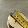 2 Papper Weight , Brass Papper Weight marked ISLAND 12.00 euro. Cleare Risen Tile Papper Weight.with black velvet on the back.10.00 euro. Image 5