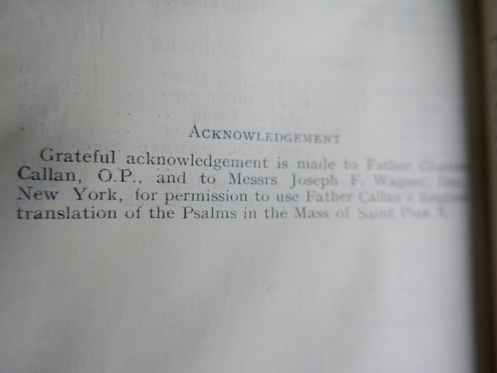 The Roman Missal; in Latin and English for every day of the year Dublin 1948