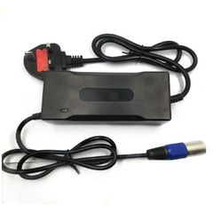 POWER 48V 2A Battery Charger for Electric Bike Electric Scooter 54.6V Lithium Battery Pack UK Plug Power Cables