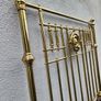 amazing four foot vintage brass bed FINAL REDUCTION... Image 5