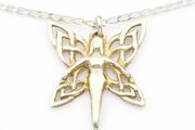St Justin Sterling Silver Fairy Necklace In Original Box