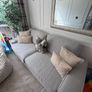 Sofa and footstool Image 6